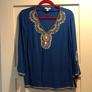 Lilly Pulitzer Embellished Top